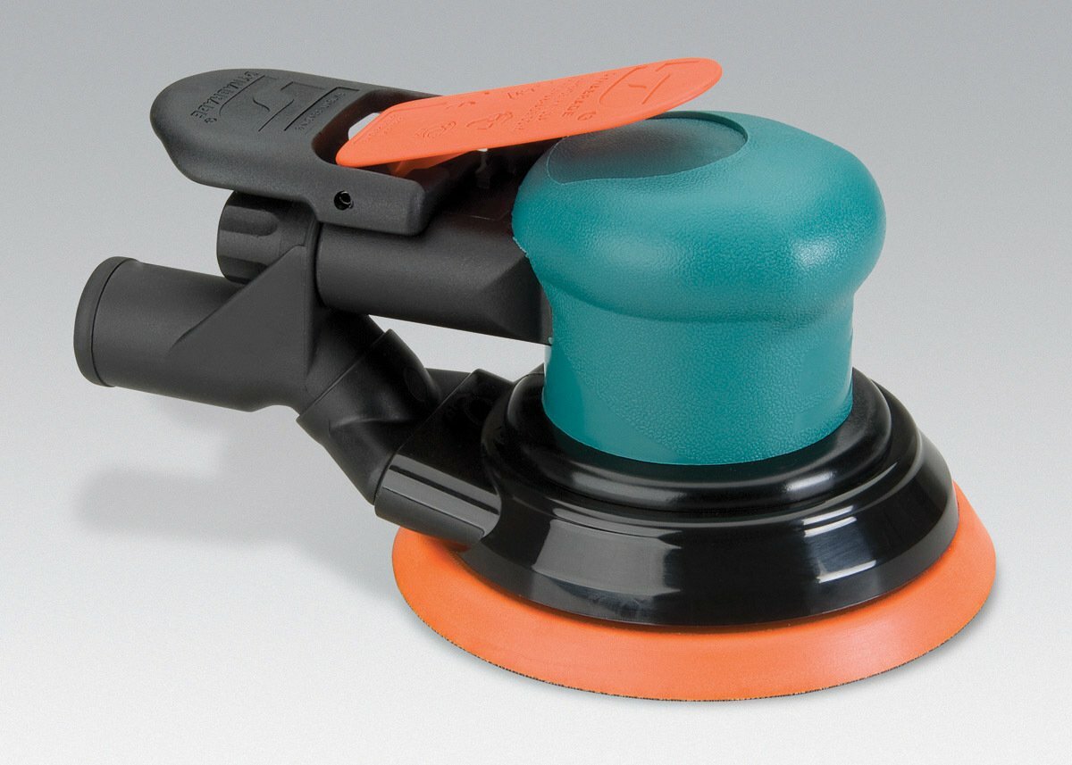 125mm (127 mm) Dia. Centralutsug Dynorbital-Spirit© Oscillerande Slipmaskin 10mm sliprörelse